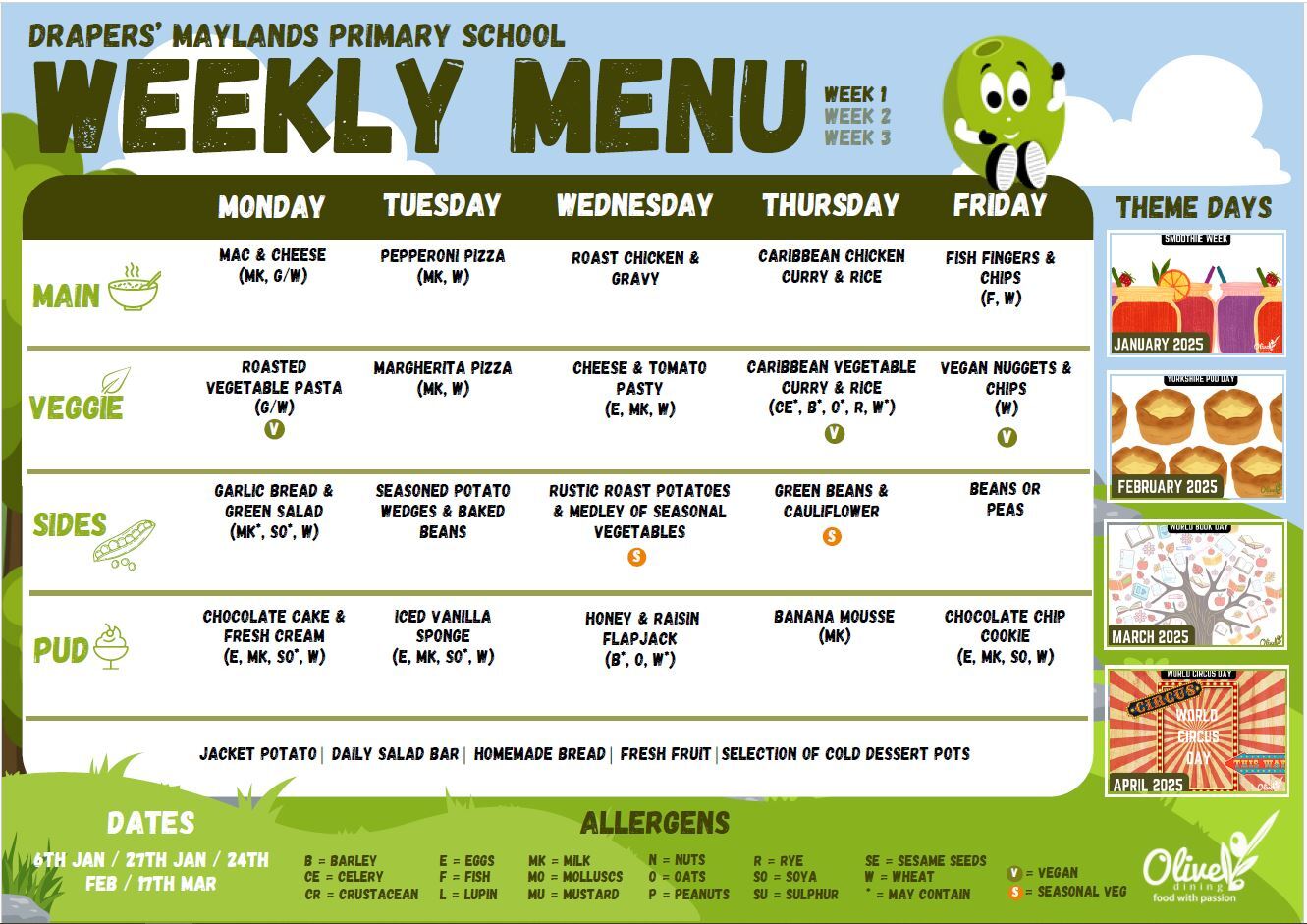 DMPS SPRING MENU WK 1