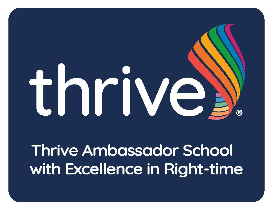 Thrive Excellence in Right time Logo Digital